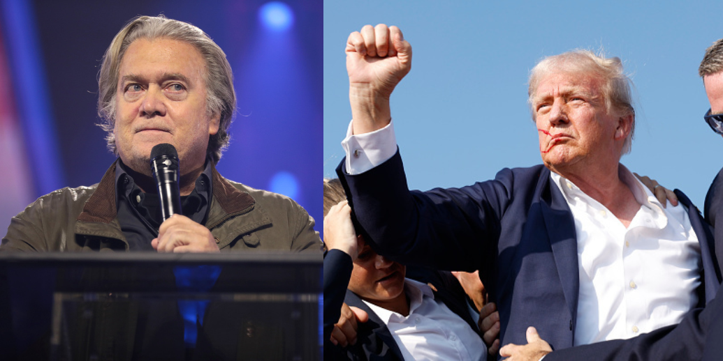 EXC: Steve Bannon Reacts to 45 Assassination Attempt: 'Trump Wears the Armor of God.'