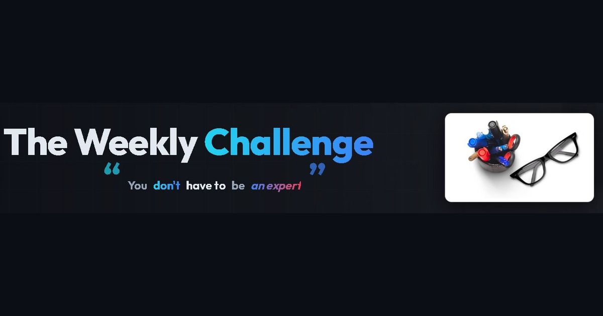 Challenge | The Weekly Challenge