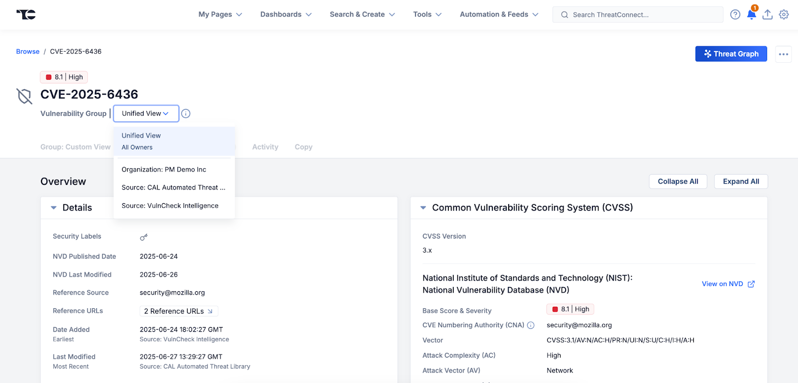 No More Frankenstein Feeds: One Unified View | ThreatConnect