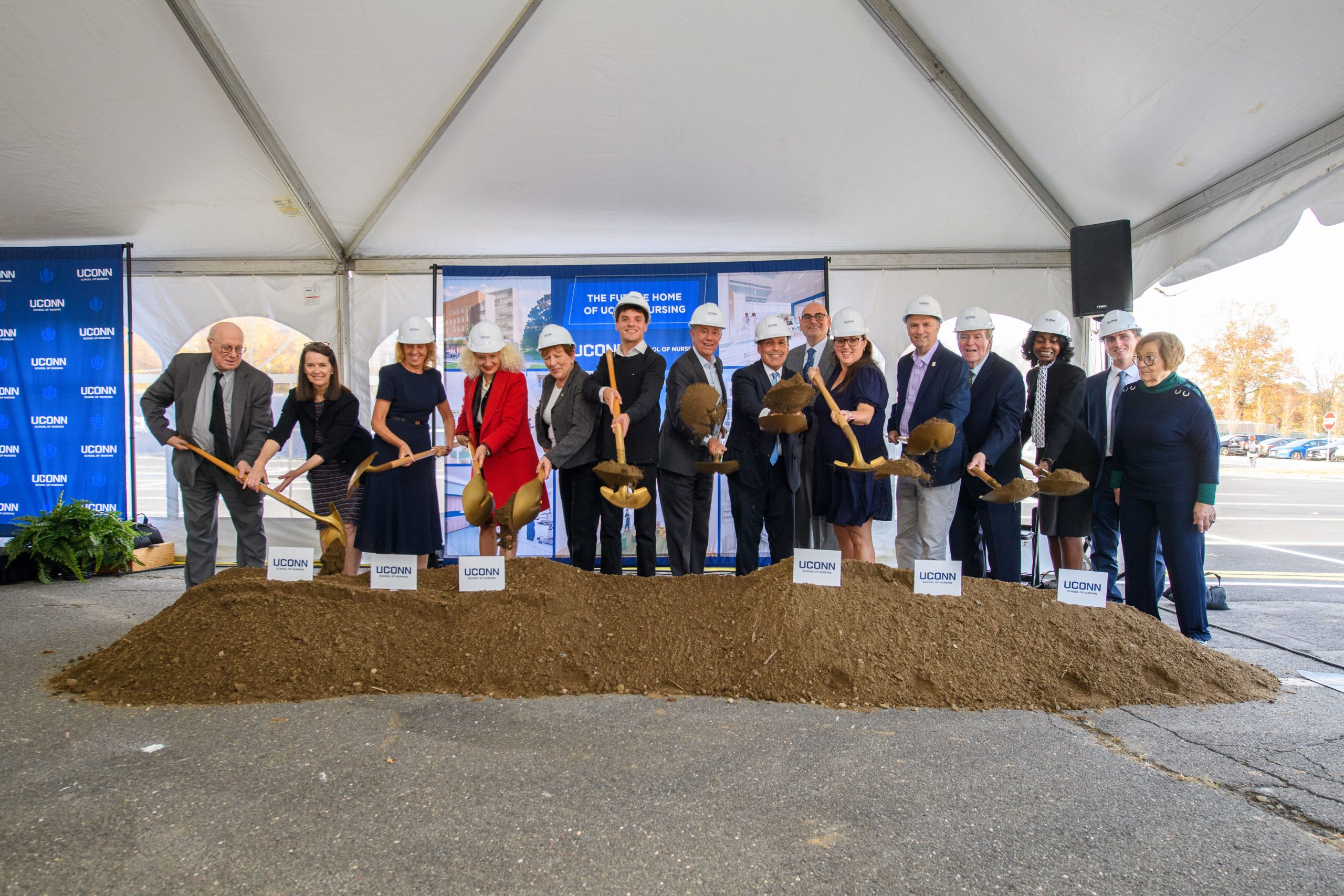 Groundbreaking Celebrates State-of-the-Art Nursing Building - UConn Today