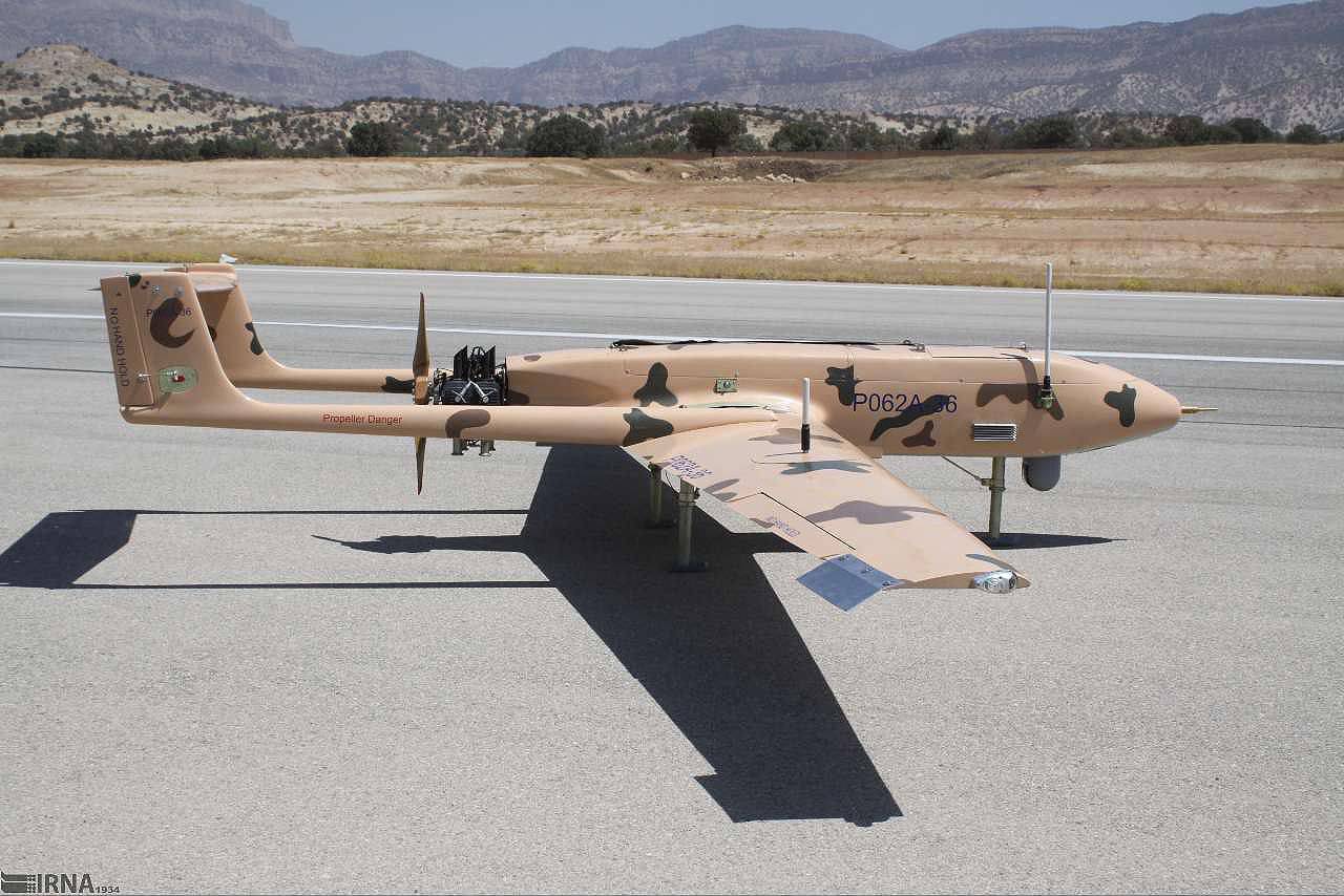 Look inside the control point of the Iranian drone Mohajer-4
