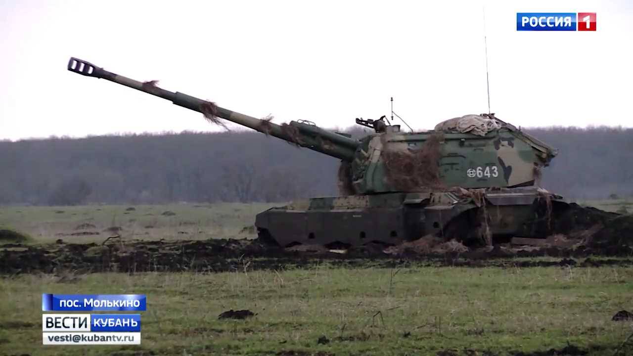В ЮВО испытали модернизированные САУ «Мста-С2»
