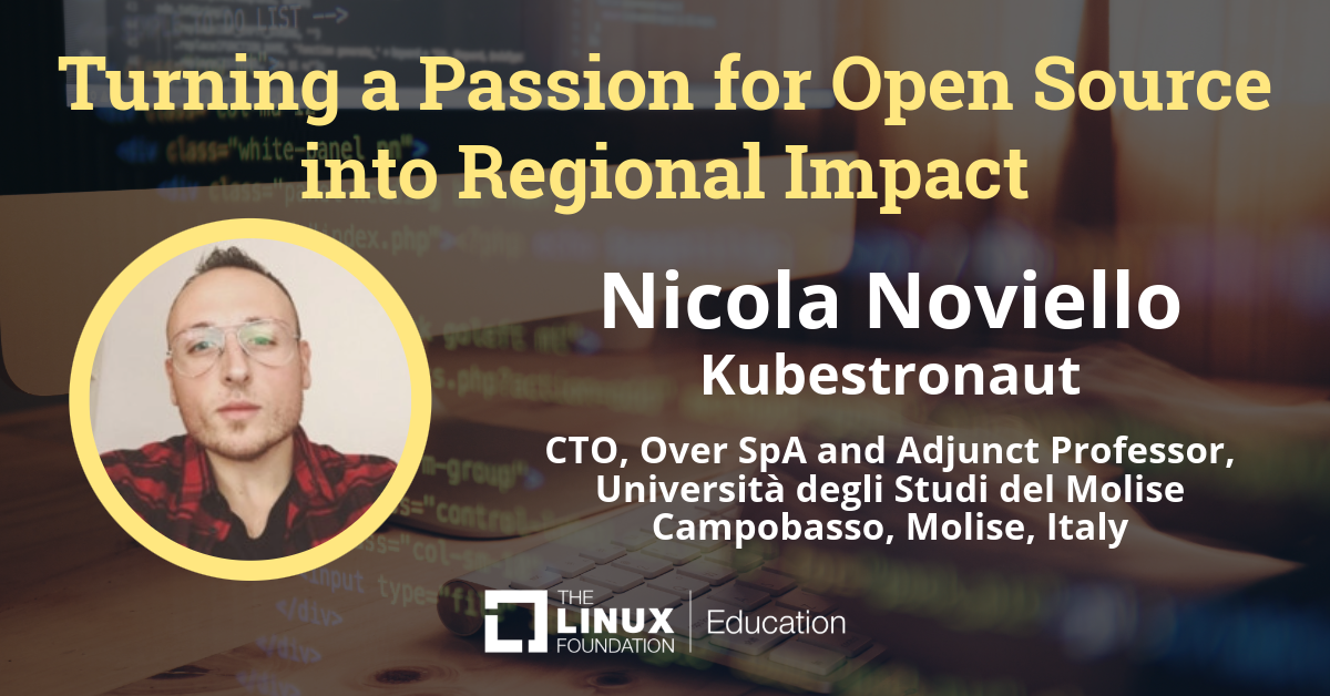 Meet Nicola Noviello, Kubestronaut: - Linux Foundation - Education