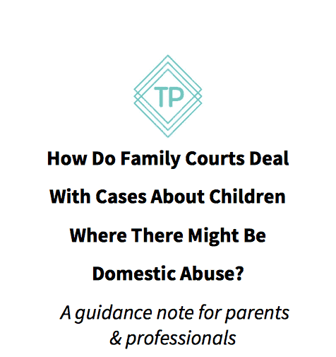 Domestic Abuse Guidance Note | The Transparency Project