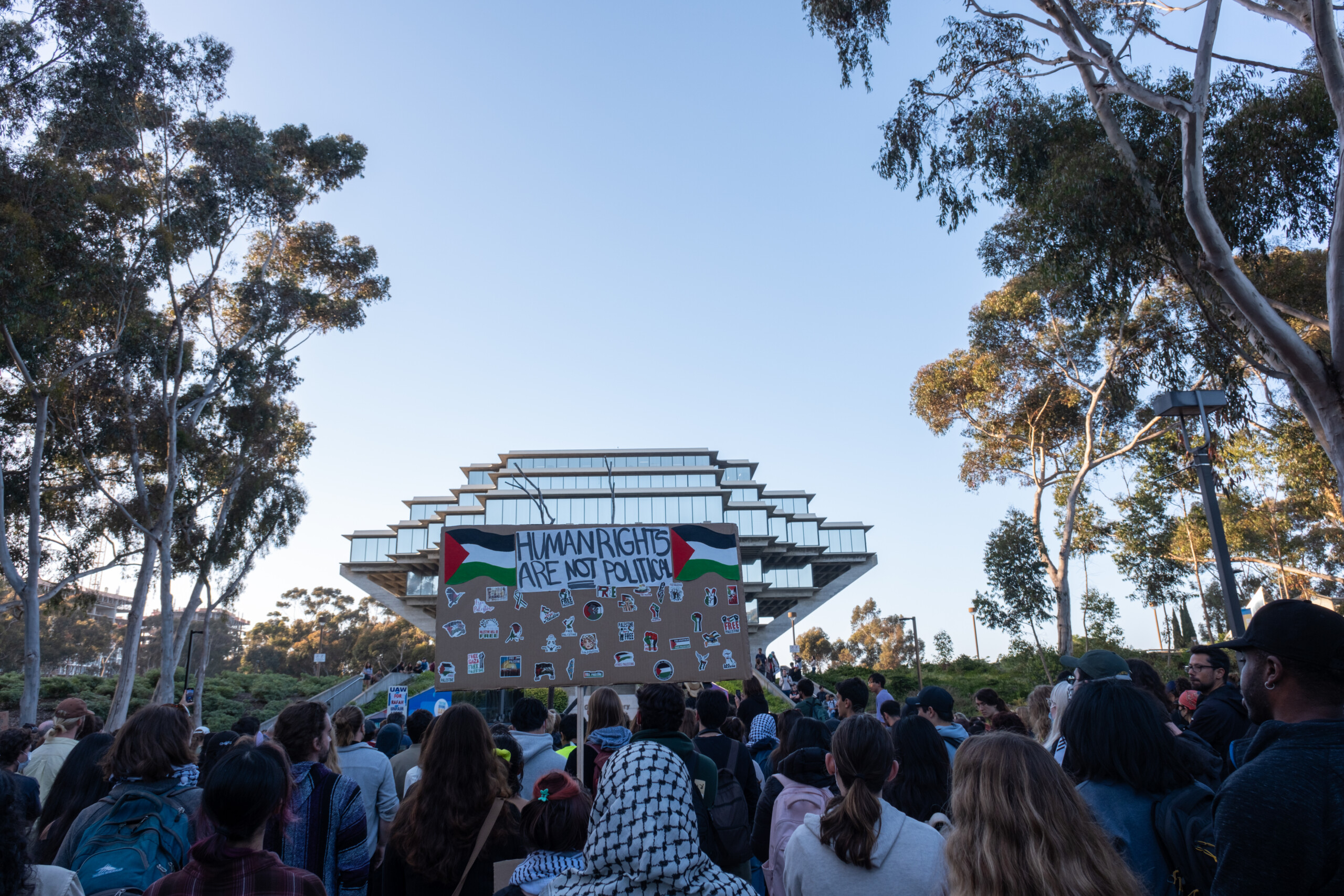 University Removes Protestors from GPS Event | The Triton