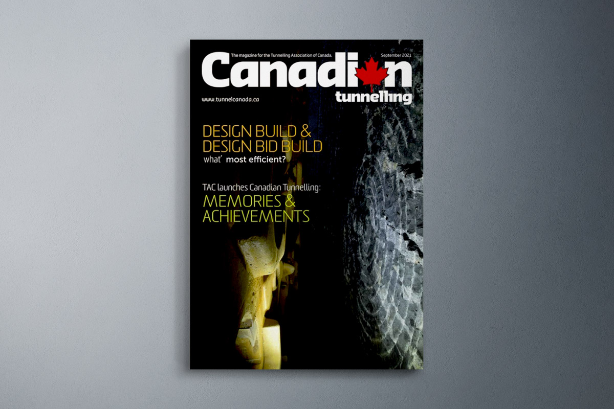 Canadian Tunnelling – official magazine of TAC - The Tunnelling Journal