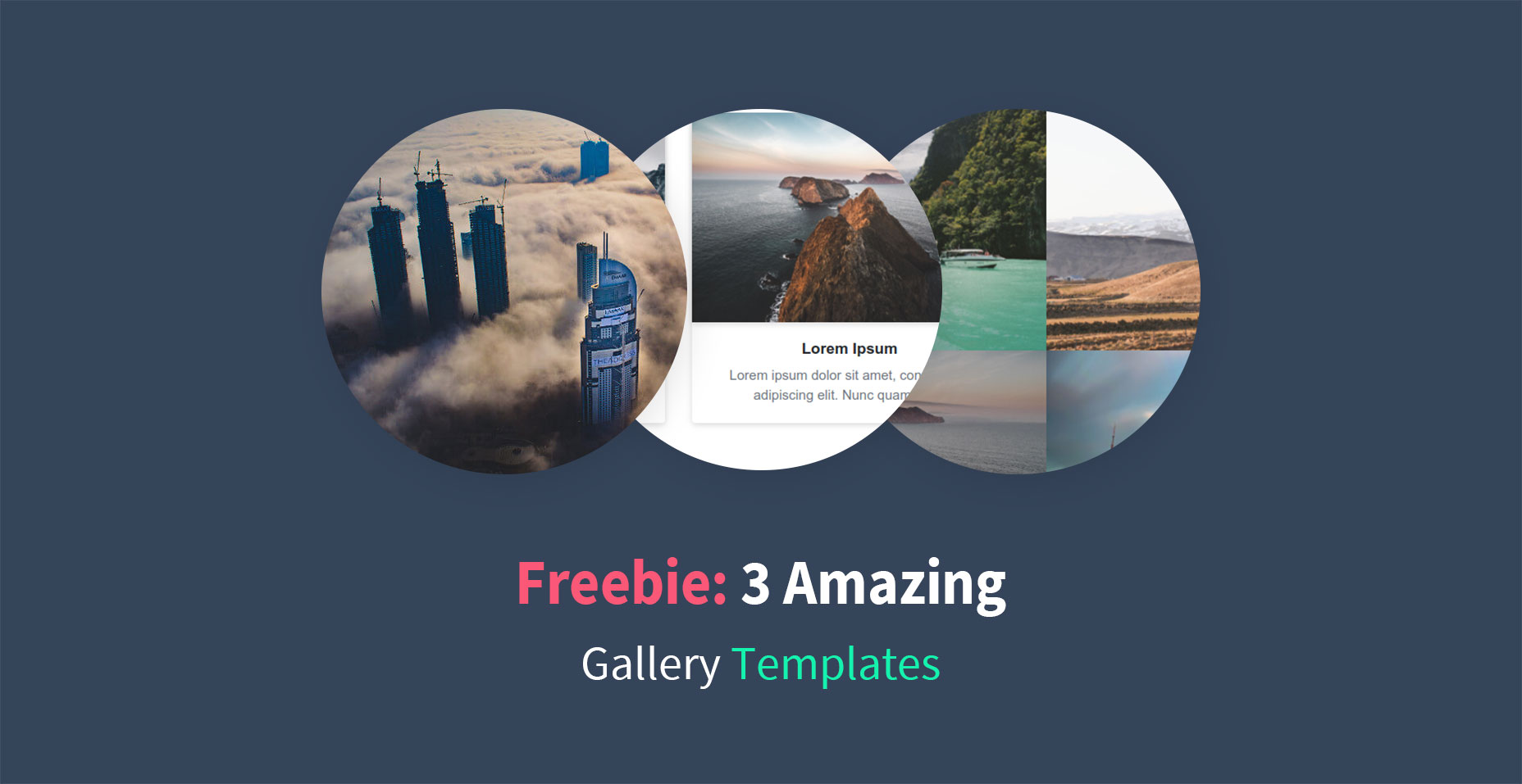 Freebie: 3 Amazing Bootstrap 4 Gallery Templates - Tutorialzine