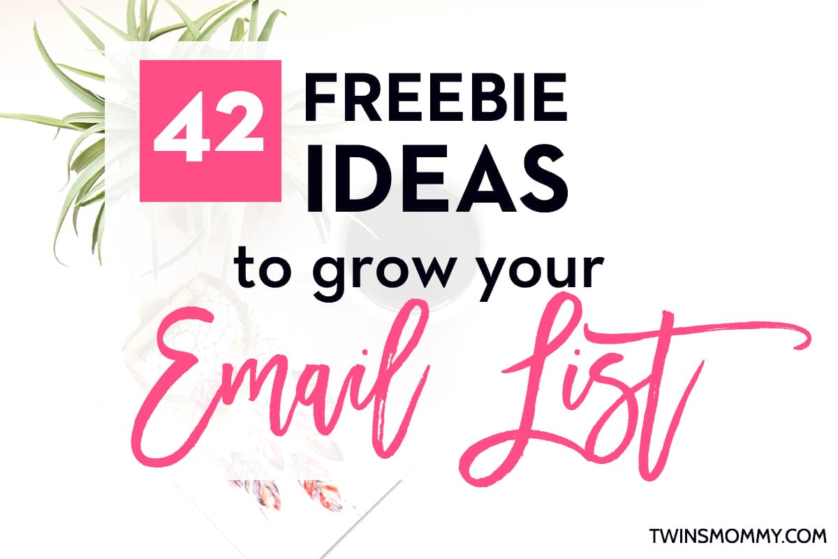 42 Freebie Ideas to Grow Your Email List (+ Free Video Tutorial) - Twins Mommy