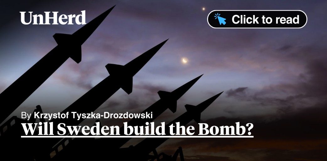 Will Sweden build the Bomb?