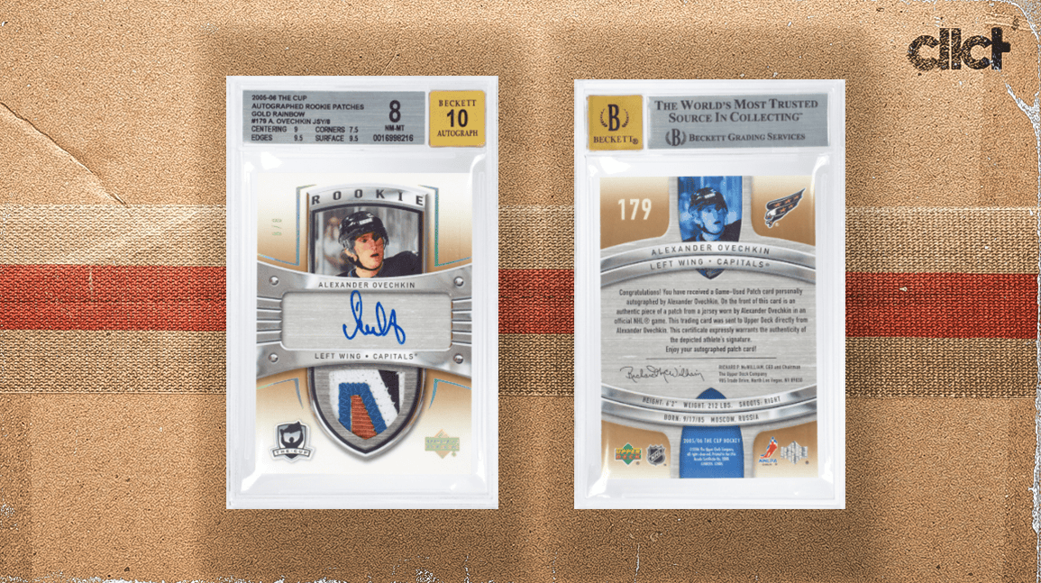 Alexander Ovechkin rookie patch card sells for record $381k | cllct