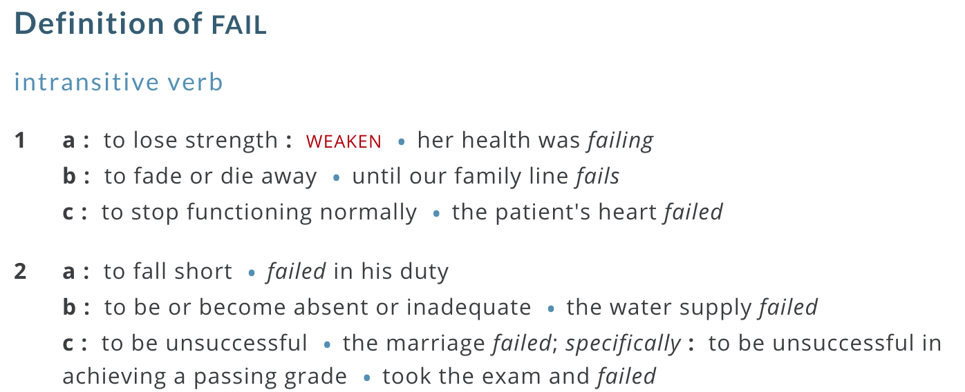 The Over Promotion of Failure | User Generated Education