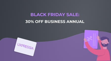 Black Friday 2025 Deal on UXPressia Business Plan