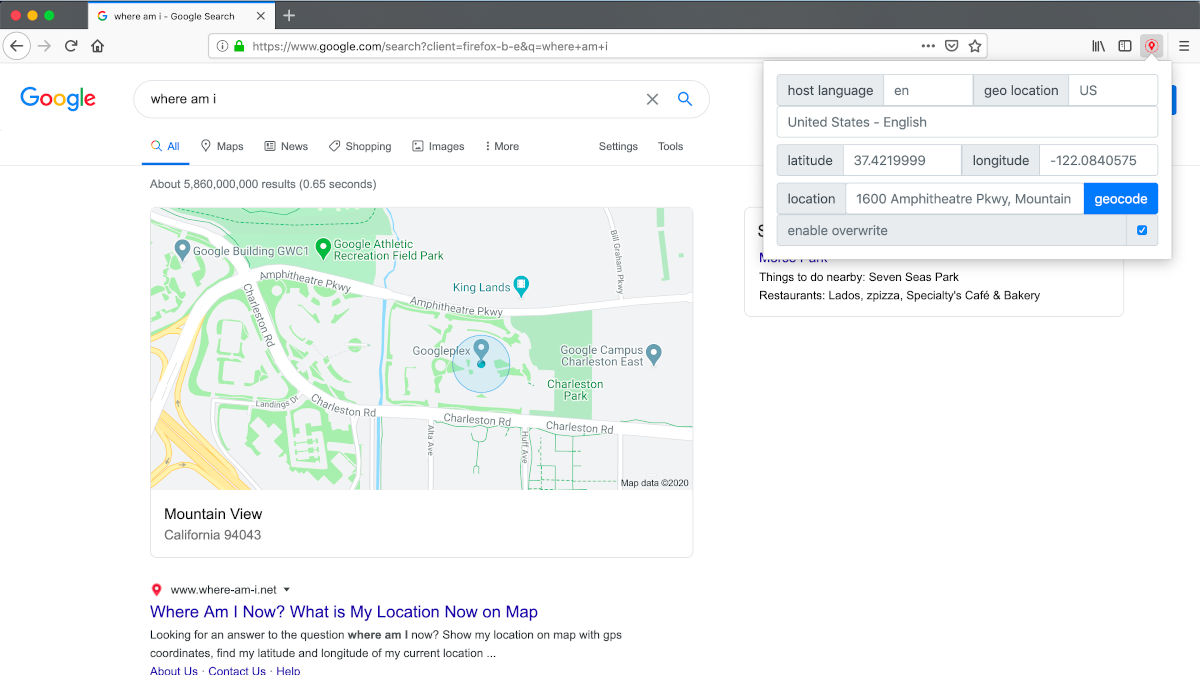 GS Location Changer for Chrome & Firefox