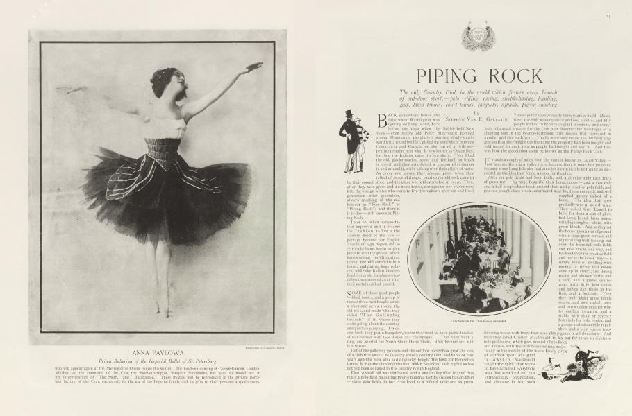 PIPING ROCK | Vanity Fair | September 1913