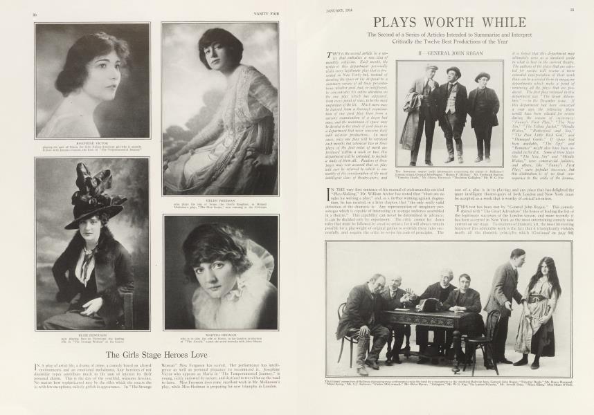 PLAYS WORTH WHILE | Vanity Fair | January 1914