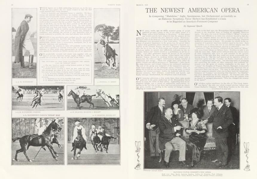 THE NEWEST AMERICAN OPERA | Vanity Fair | March 1914