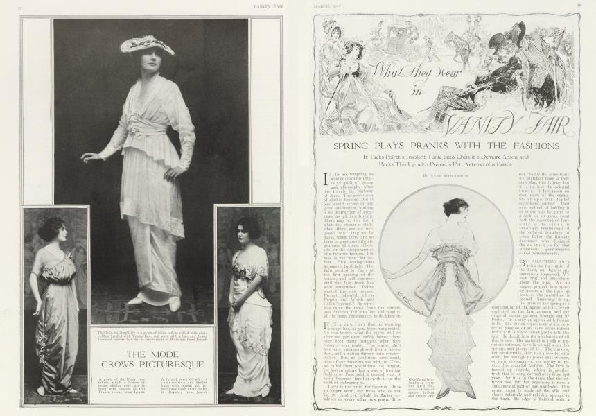 SPRING PLAYS PRANKS WITH THE FASHIONS | Vanity Fair | March 1914