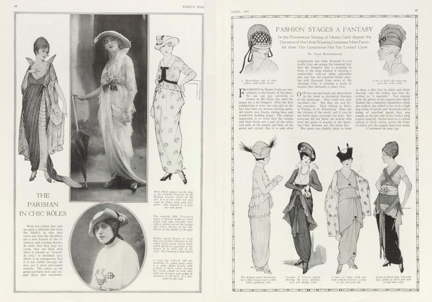 FASHION STAGES A FANTASY | Vanity Fair | April 1914