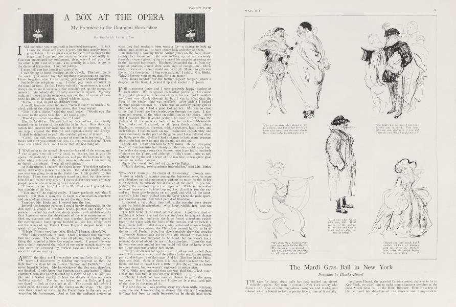 A BOX AT THE OPERA | Vanity Fair | May 1914