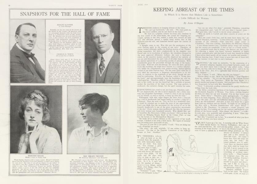 KEEPING ABREAST OF THE TIMES | Vanity Fair | June 1914