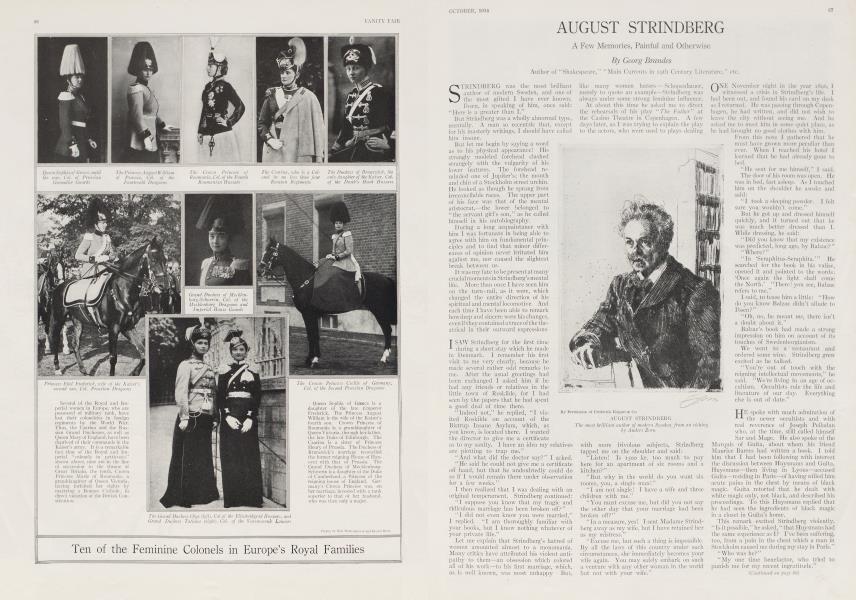 AUGUST STRINDBERG | Vanity Fair | October 1914