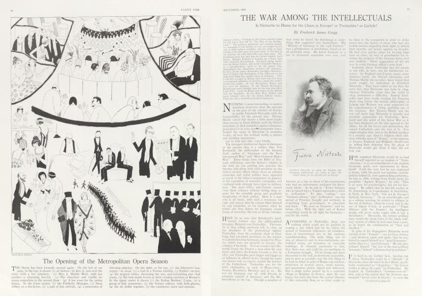 THE WAR AMONG THE INTELLECTUALS | Vanity Fair | December 1914