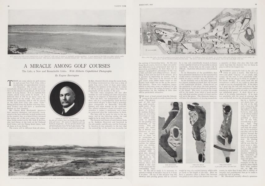 A MIRACLE AMONG GOLF COURSES | Vanity Fair | February 1915