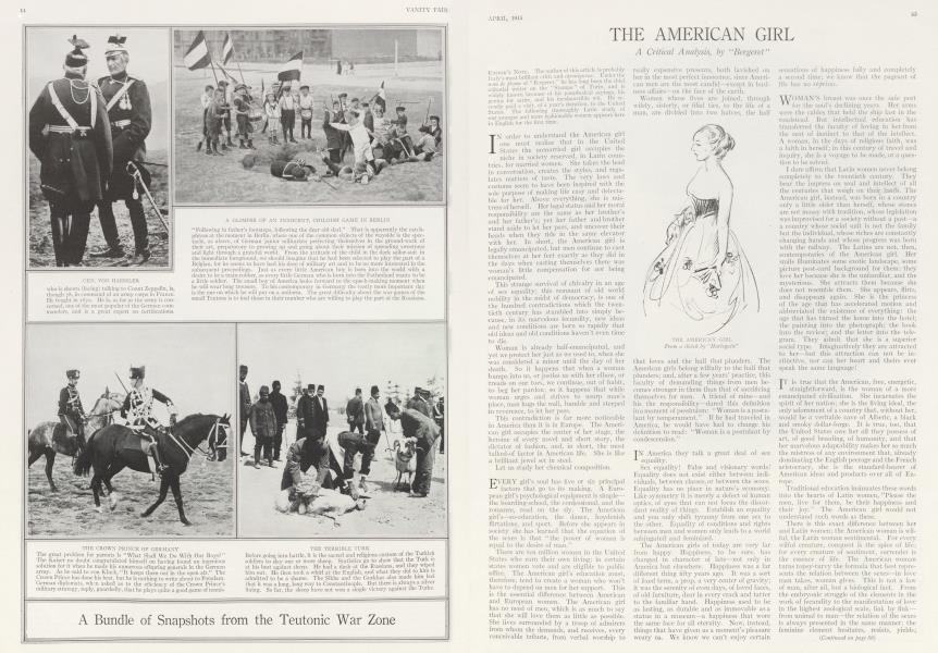 THE AMERICAN GIRL | Vanity Fair | April 1915