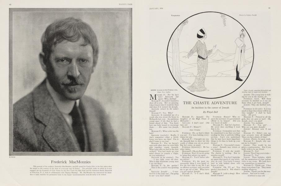 THE CHASTE ADVENTURE | Vanity Fair | January 1916