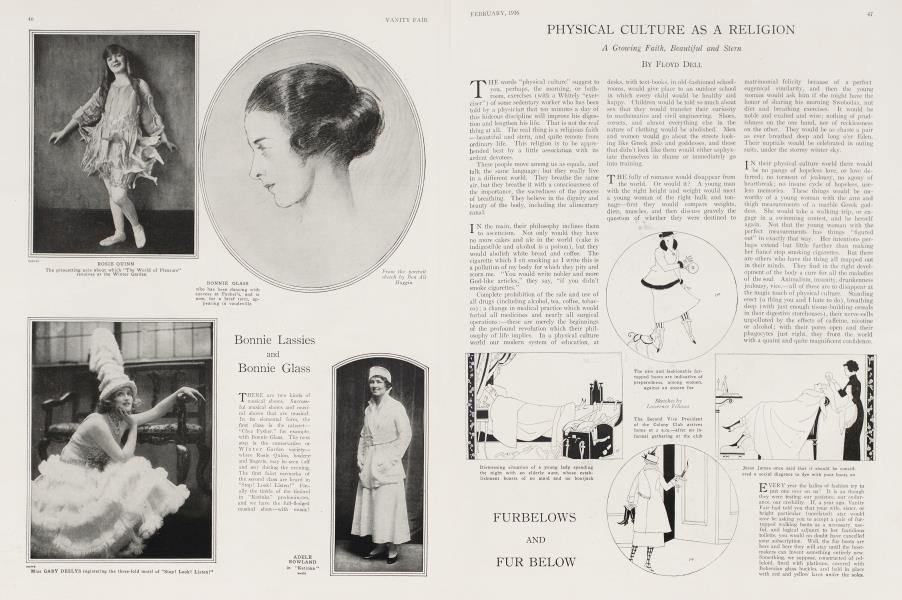 PHYSICAL CULTURE AS A RELIGION | Vanity Fair | February 1916