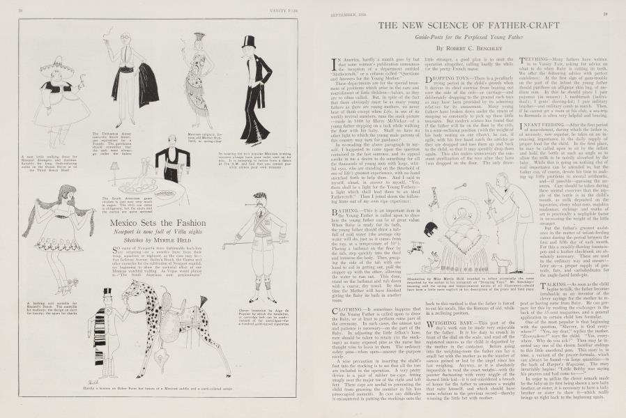 THE NEW SCIENCE OF FATHER-CRAFT | Vanity Fair | September 1916