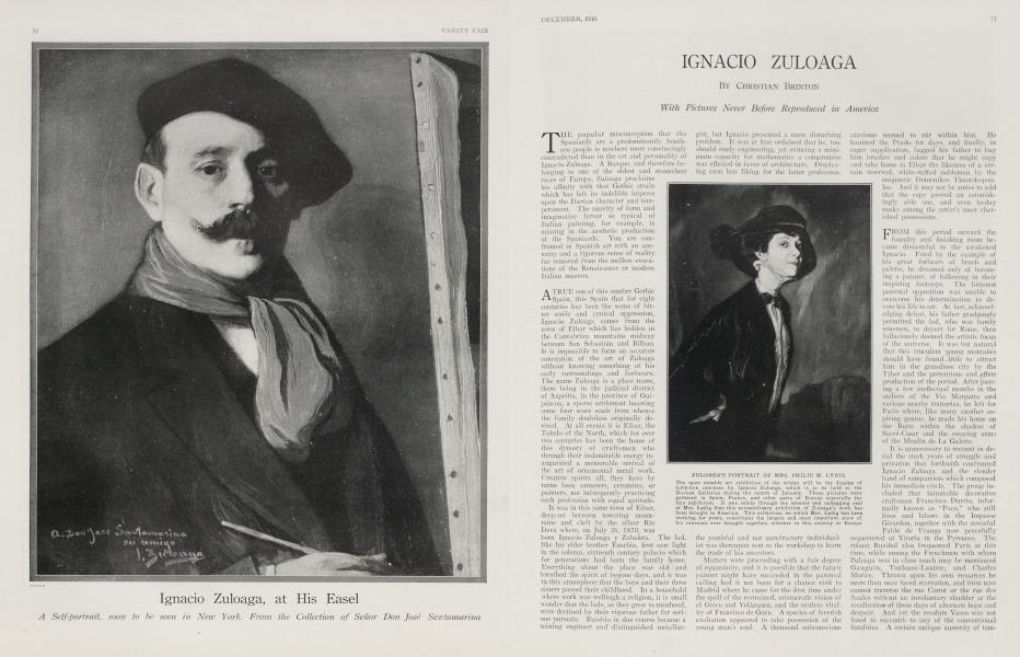 IGNACIO ZULOAGA | Vanity Fair | December 1916