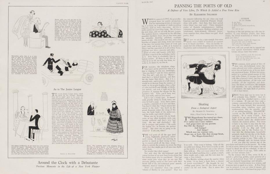 PANNING THE POETS OF OLD | Vanity Fair | March 1917