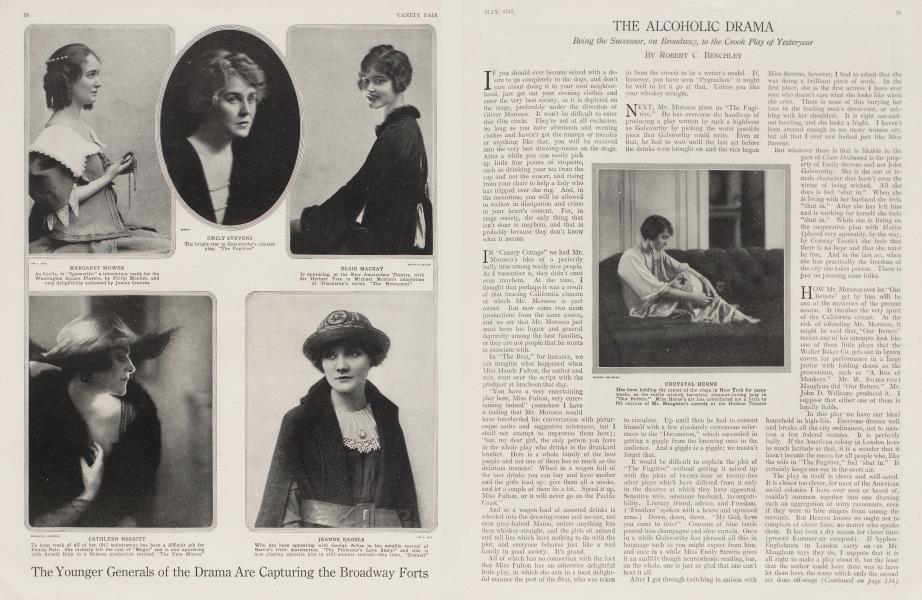 THE ALCOHOLIC DRAMA | Vanity Fair | May 1917