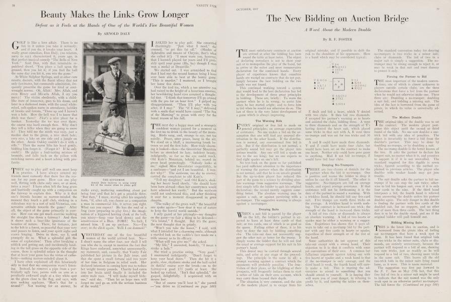 Beauty Makes the Links Grow Longer | Vanity Fair | October 1917