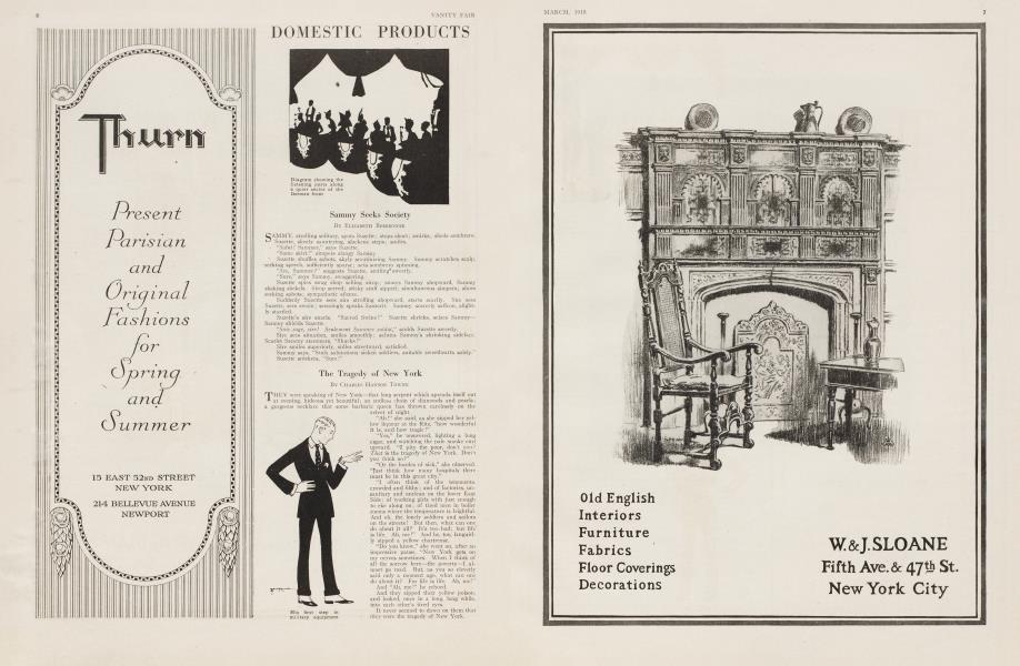 The Tragedy of New York | Vanity Fair | March 1918