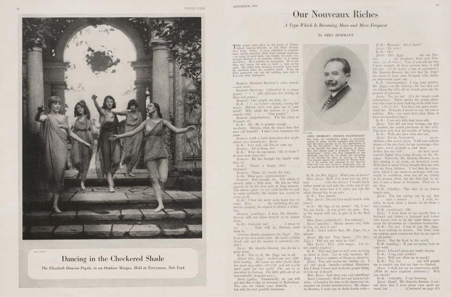 Our Nouveaux Riches | Vanity Fair | November 1918