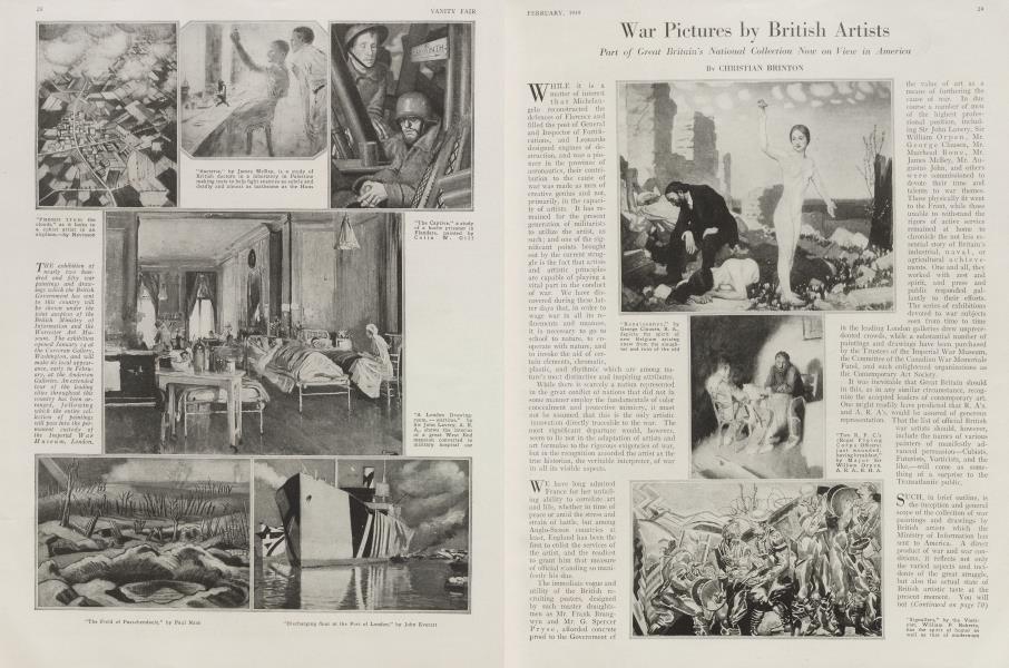 War Pictures by British Artists | Vanity Fair | February 1919
