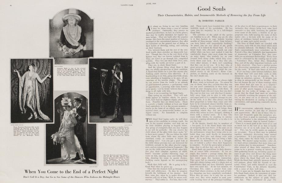 Good Souls | Vanity Fair | June 1919