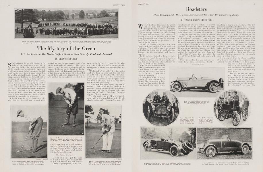 Roadsters | Vanity Fair | August 1919