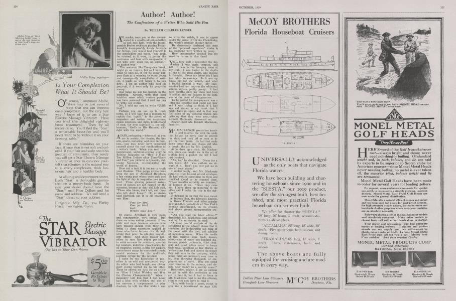 Author! Author! | Vanity Fair | October 1919