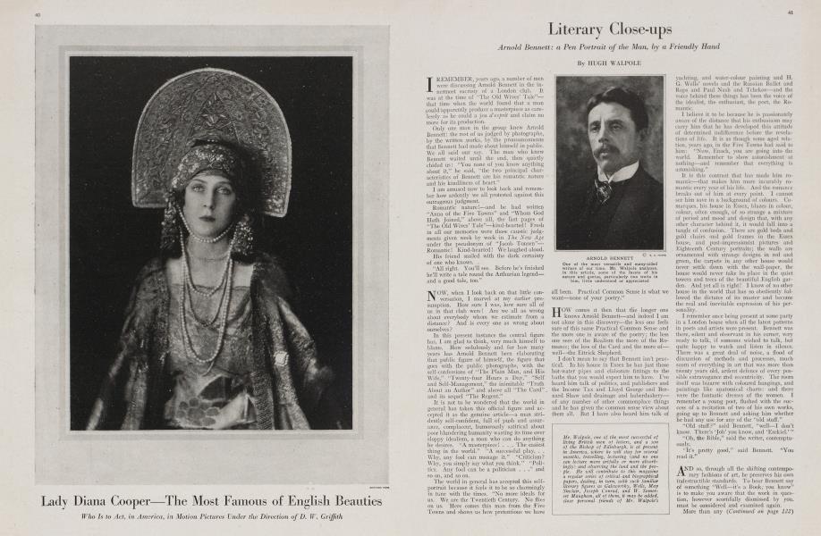 Literary Close-ups | Vanity Fair | November 1919
