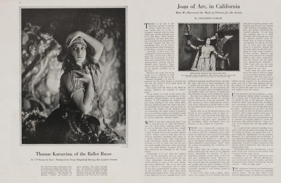 Joan of Arc, in California | Vanity Fair | November 1919