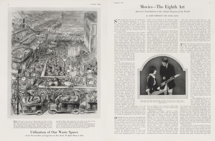 Movies—The Eighth Art | Vanity Fair | March 1920