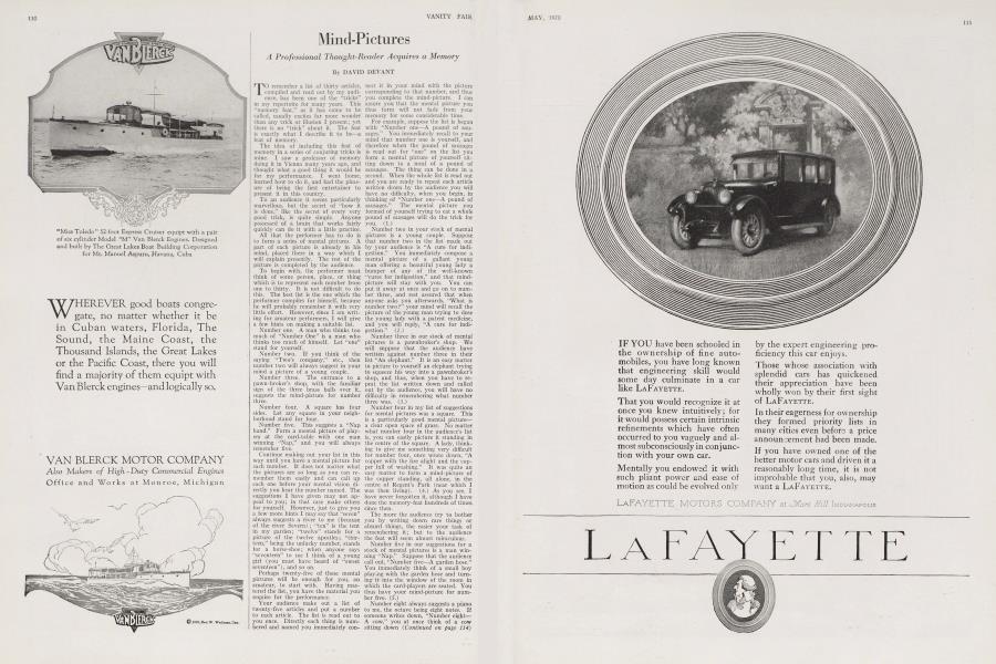 Mind-Pictures | Vanity Fair | May 1920