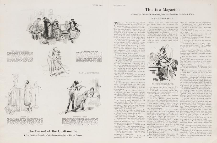 This is a Magazine | Vanity Fair | December 1920