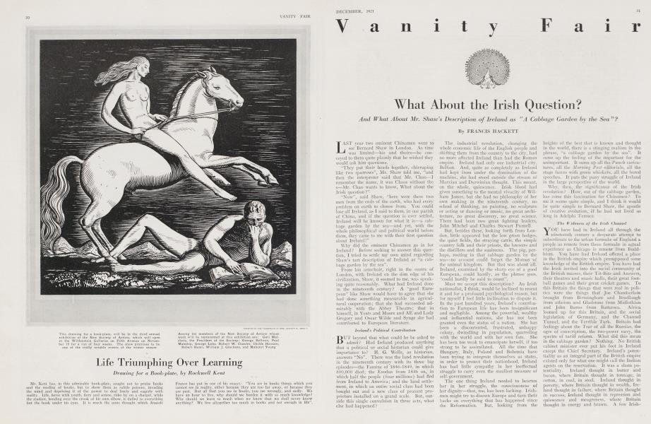 Francis Hackett cover