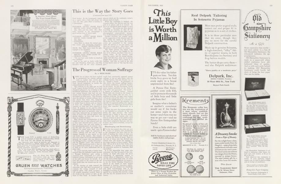 The Progress of Woman Suffrage | Vanity Fair | December 1922