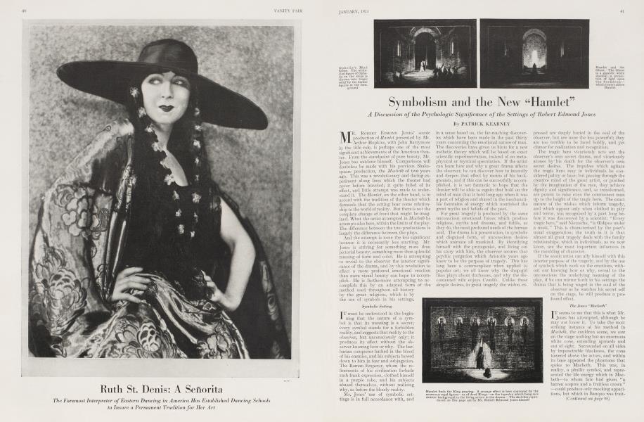 Symbolism and the New "Hamlet" | Vanity Fair | January 1923