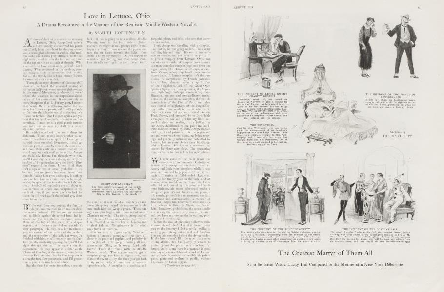 Love in Lettuce, Ohio | Vanity Fair | August 1924
